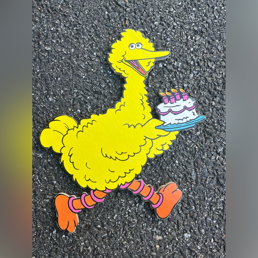Vintage 1980’s Big Bird Wall Hanging Decor  - Sesame Street